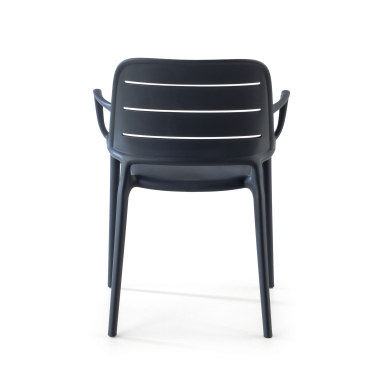 visitor chair gray with arms plastic fixed armrests 9