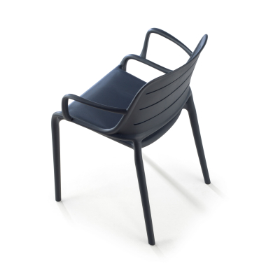 visitor chair gray with arms plastic fixed armrests 10