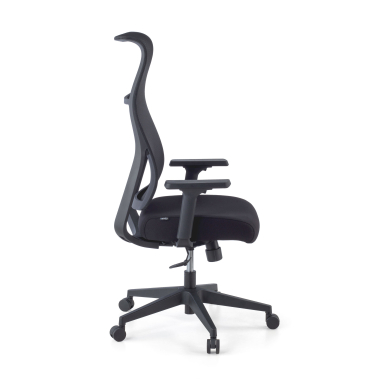 ergonomic chair black stay mesh movable armrests 5