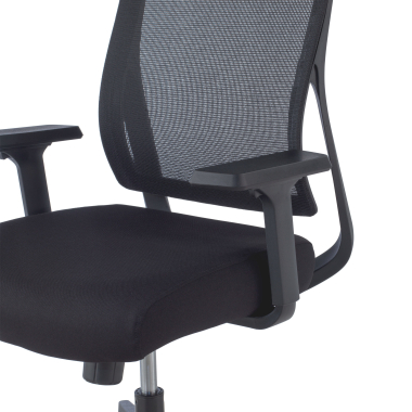 ergonomic chair black stay mesh movable armrests 4