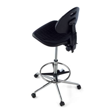 work and laboratory stool black stool plastic no armrests 10