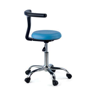 work and laboratory stool blue clinicpro plastic no armrests 4