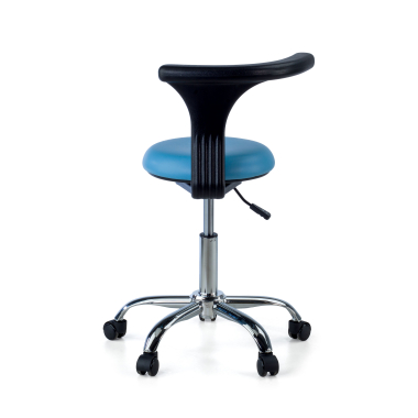 work and laboratory stool blue clinicpro plastic no armrests 9