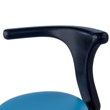 work and laboratory stool blue clinicpro plastic no armrests 6