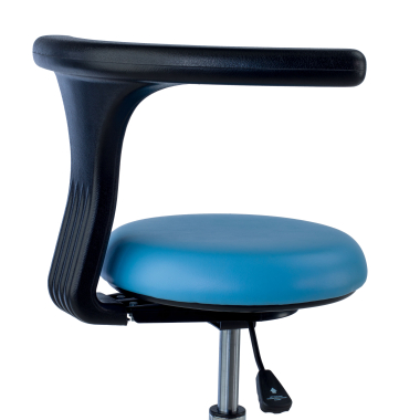 work and laboratory stool blue clinicpro plastic no armrests 3