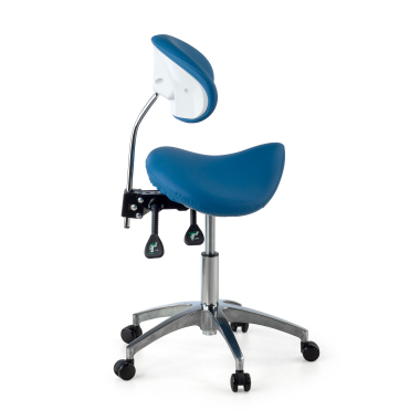 work and laboratory stool blue ergo clinic plastic no armrests 9