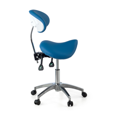work and laboratory stool blue ergo clinic plastic no armrests 3