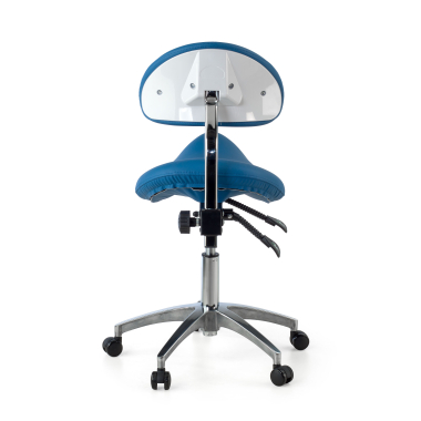 work and laboratory stool blue ergo clinic plastic no armrests 7