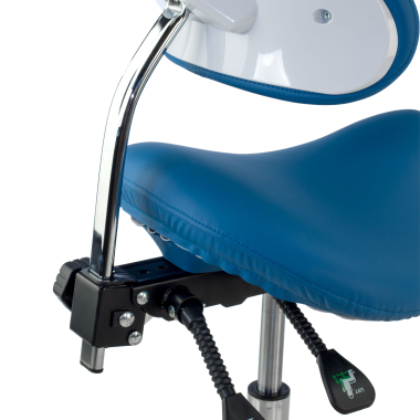 work and laboratory stool blue ergo clinic plastic no armrests 4