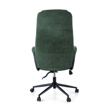 office chair green denmark fabric upholstered armrests headrest 9