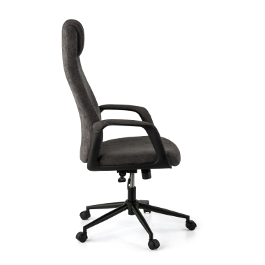 office chair anthracite denmark fabric upholstered armrests headrest 7