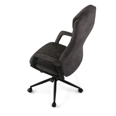 office chair anthracite denmark fabric upholstered armrests headrest 8