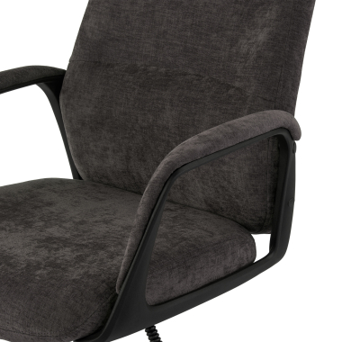 office chair anthracite denmark fabric upholstered armrests headrest 5