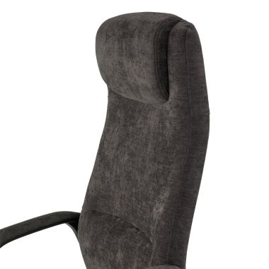 office chair anthracite denmark fabric upholstered armrests headrest 6