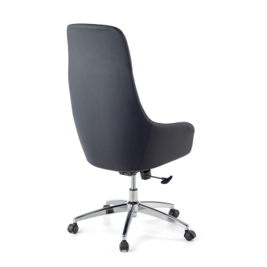 office chair black luxus synthetic leather upholstered armrests 10