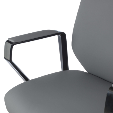 office chair gray saranto synthetic leather fixed armrests 7