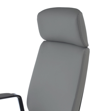 office chair gray saranto synthetic leather fixed armrests 8