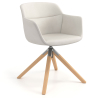 Visitor chair Ores, 4 legs, comfortable, faux leather