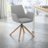 Nordic Glamm Chair, Wooden Legs, Certified