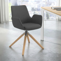 Nordic Glamm Chair, Wooden Legs, Certified