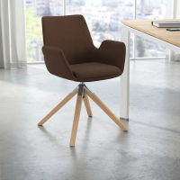 Nordic Glamm Chair, Wooden Legs, Certified