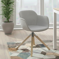 Laure Meeting Chair, Wooden...