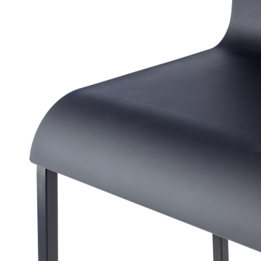 stool black alea plastic no armrests 8