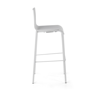 stool white alea plastic no armrests 4