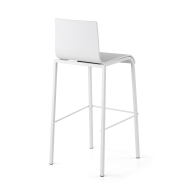stool white alea plastic no armrests 9