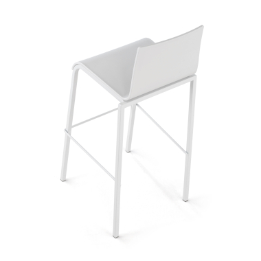 stool white alea plastic no armrests 7