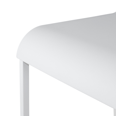 stool white alea plastic no armrests 8
