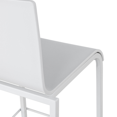 stool white alea plastic no armrests 5