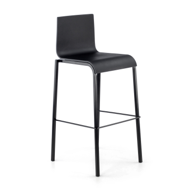 stool black alea plastic no armrests 1