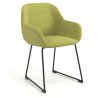 Conference chair Greta, sled base, steel frame
