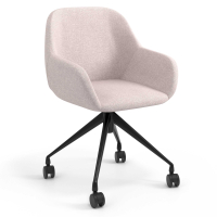 Meeting chair with castors...