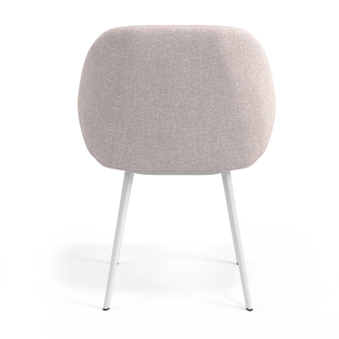 visitor chair beige 4 legs fabric upholstered armrests 6