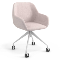Meeting chair with castors...