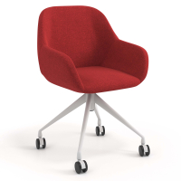 Meeting chair with castors...