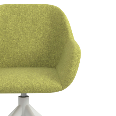 meeting room chair green swivel fabric upholstered armrests 5