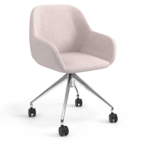 Meeting chair with castors...