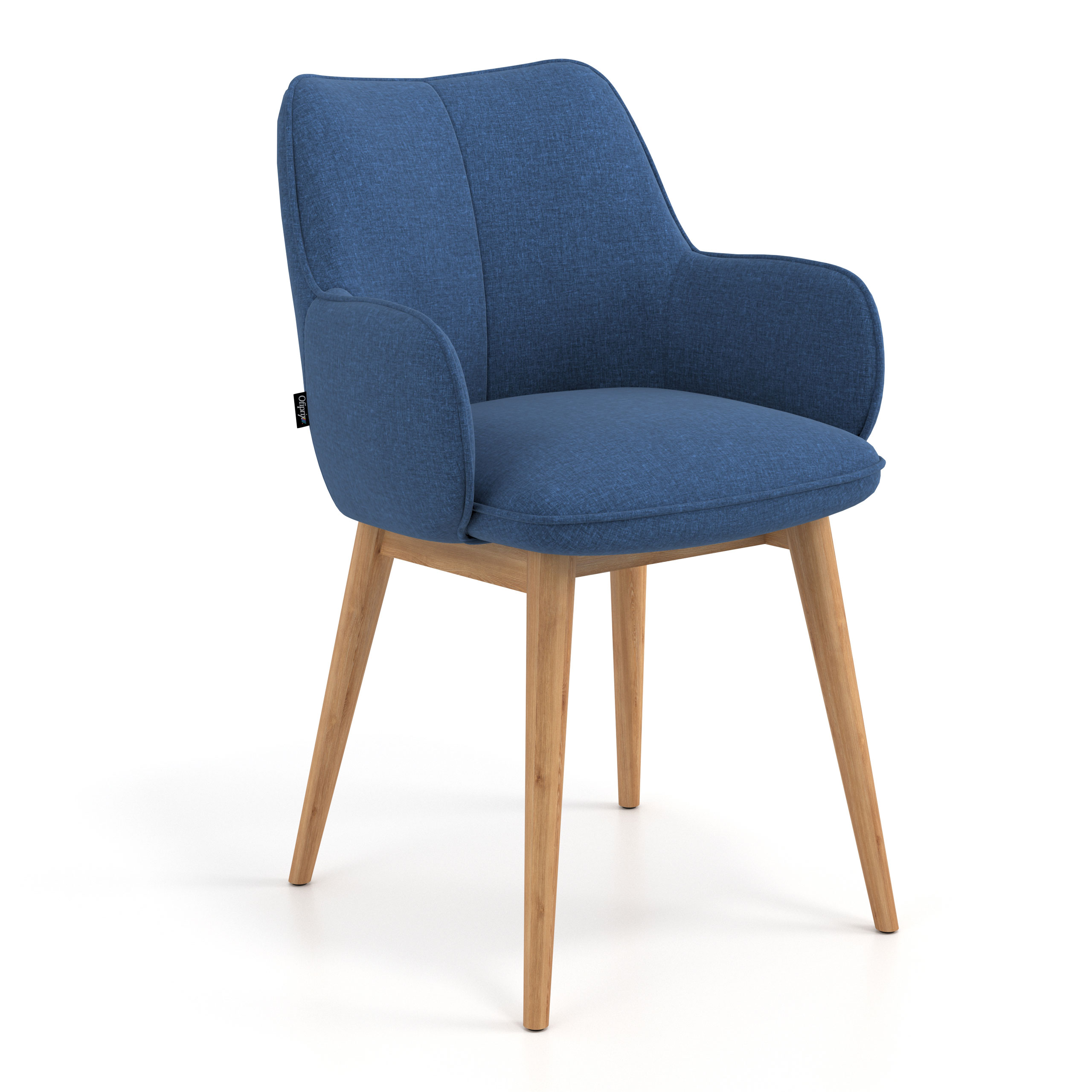 Scandinavian Chair Nora, Wooden Legs, Certified