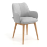 Conference chair Nora, sled base, steel frame