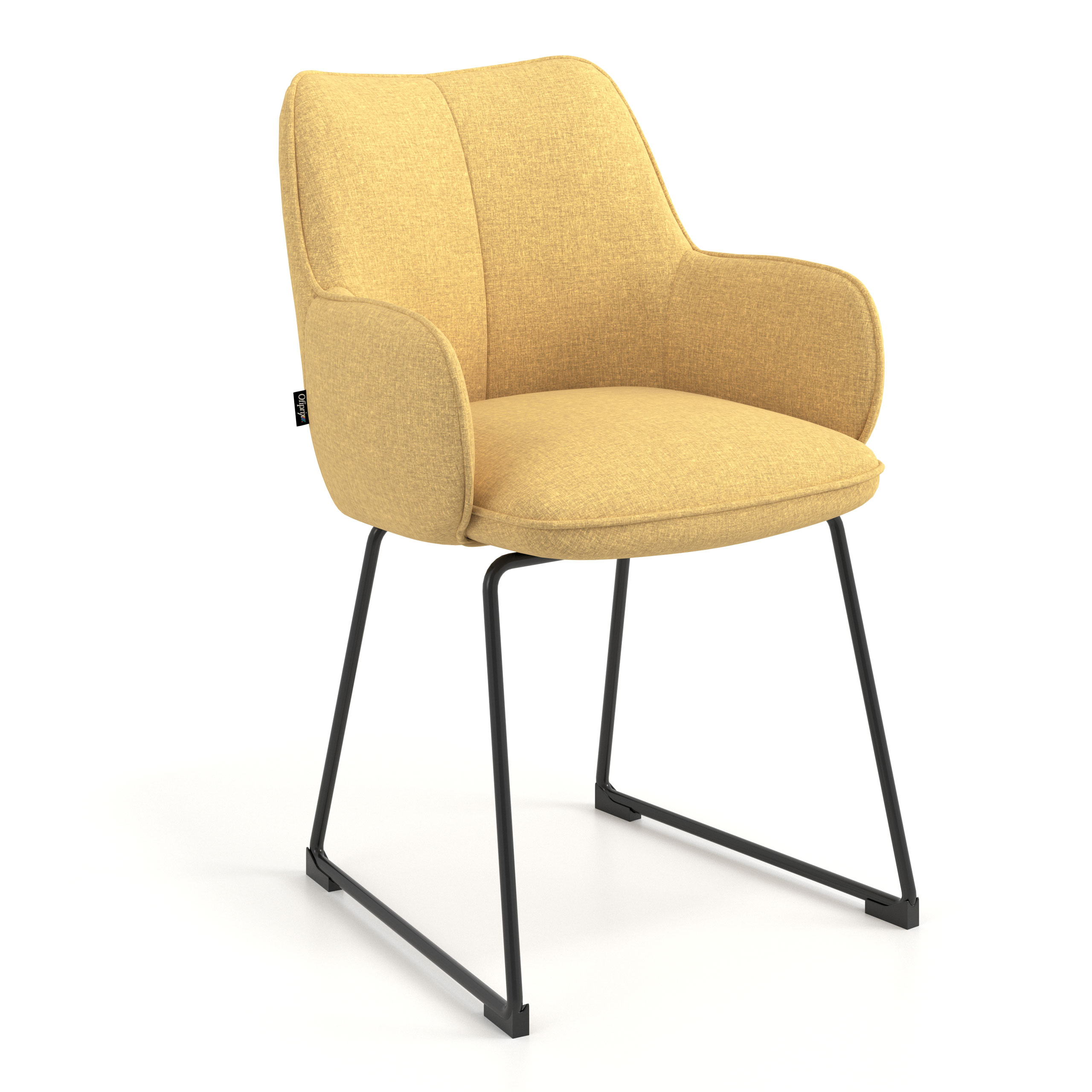 Conference chair Nora, sled base, steel frame