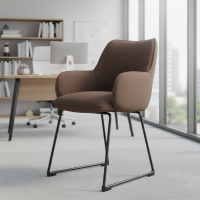 Conference chair Nora, sled base, steel frame