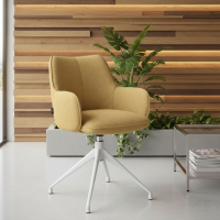 Upholstered meeting chair...