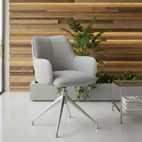 Upholstered meeting chair...