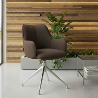 Upholstered meeting chair...