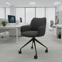 Meeting chair with castors...