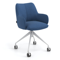 Meeting chair with castors...