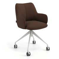 Meeting chair with castors...